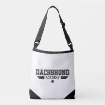 DACHSHUND ACADEMY - BK/WK Corner Style