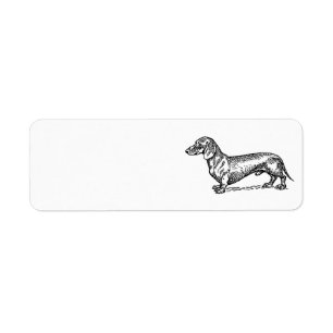 Dachshund Address Label
