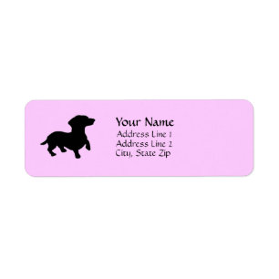 Dachshund Address Labels