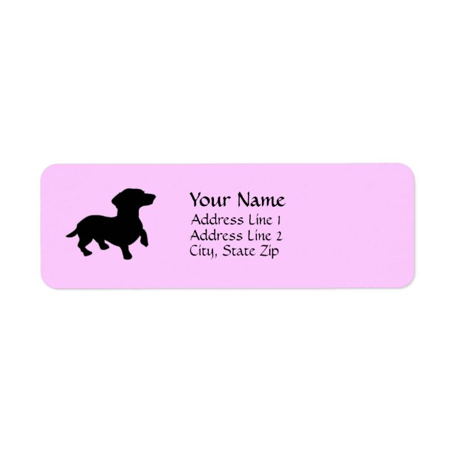 Dachshund Address Labels (Front)