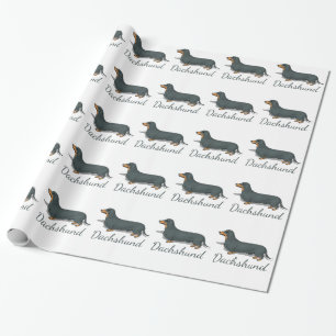 Dachshund All Over Print Wrapping Paper