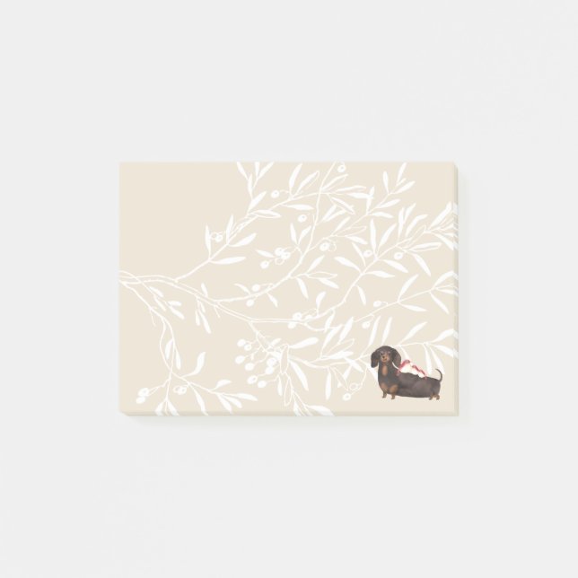Dachshund and Birds Family Post-it Notes (Front)