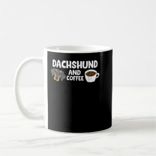Dachshund And Coffee T-Shirt Mug