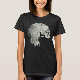 Dachshund And Moon Halloween T-Shirt