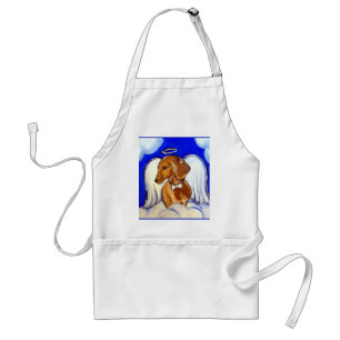 dachshund angel standard apron
