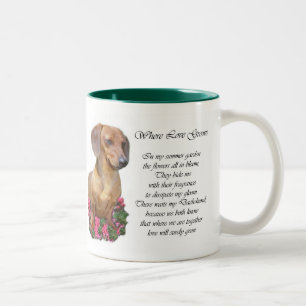 Dachshund Art Gifts Two-Tone Coffee Mug