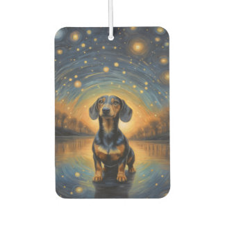 Dachshund Artsy Car Air Freshener