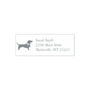 Dachshund Baby Shower Weiner Dog Gender Neutral Self-inking Stamp