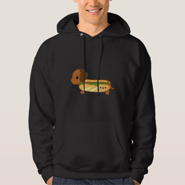 Dachshund Banh Mi Hoodie (Front)