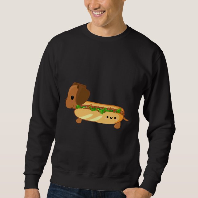 Dachshund Banh Mi Sweatshirt (Front)