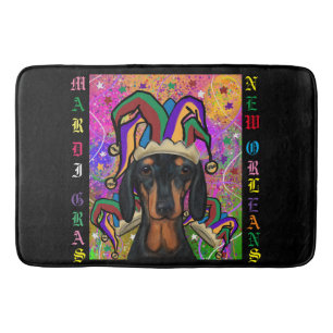 Dachshund bath mat