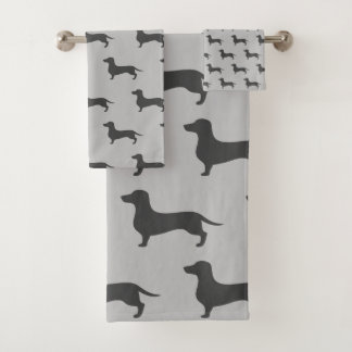 Dachshund Bathroom Décor Towel Set