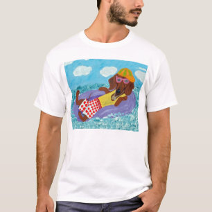 Dachshund Beach Bum T-Shirt