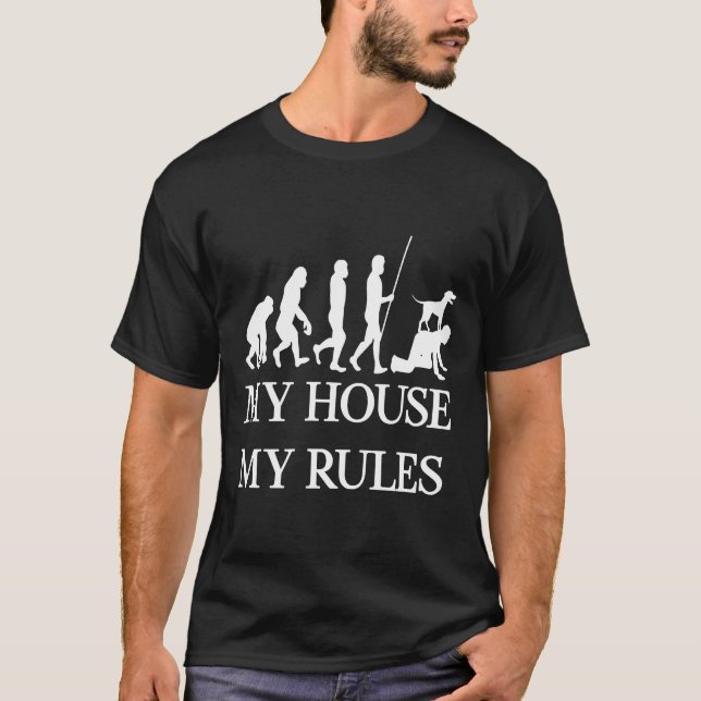Dachshund Beagle Dog Owner Evolution T-Shirt (Front)