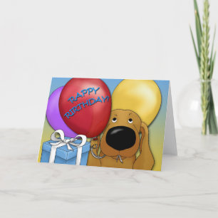 Dachshund Birthday Card