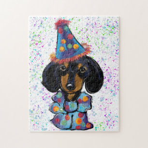 Dachshund Birthday Jigsaw Puzzle