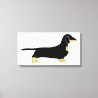 dachshund black and tan silhouette