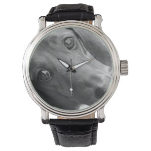 Dachshund Black & White Dog Lover's Watch