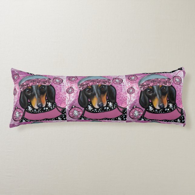 DACHSHUND  BODY CUSHION (Front)