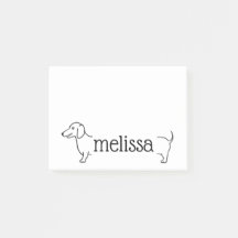 Dachshund Border | Custom Name Template