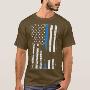 Dachshund Breed Dog America Flag Patriot  Gift T-Shirt