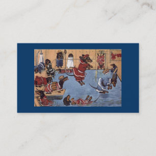 Dachshund Breeder Business Card Vintage