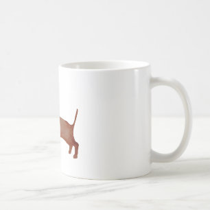 Dachshund Brown Dog  325 ml  Classic White Mug