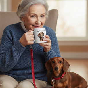  Dachshund Browns Mug PERSONALIZE