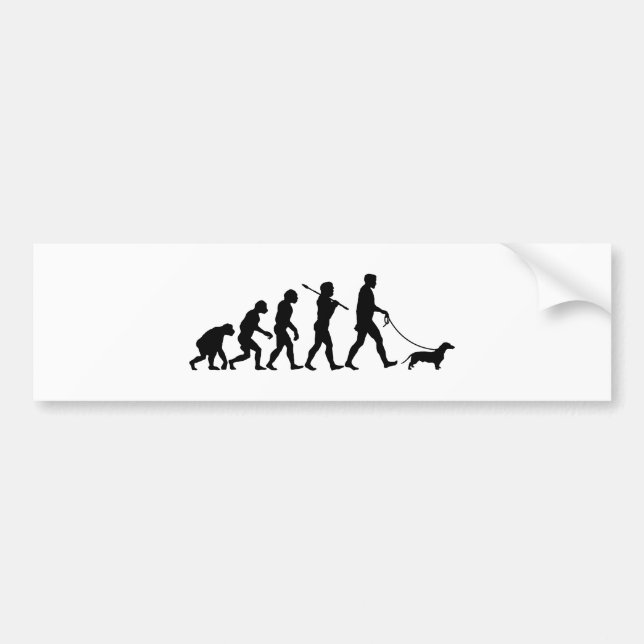 Dachshund Bumper Sticker (Front)