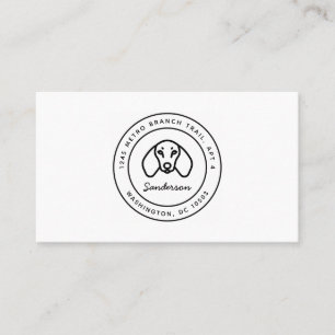 Dachshund Business Card