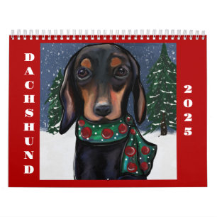 Dachshund calendar
