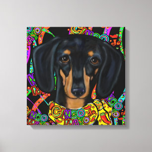 Dachshund canvas print