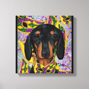 Dachshund canvas print