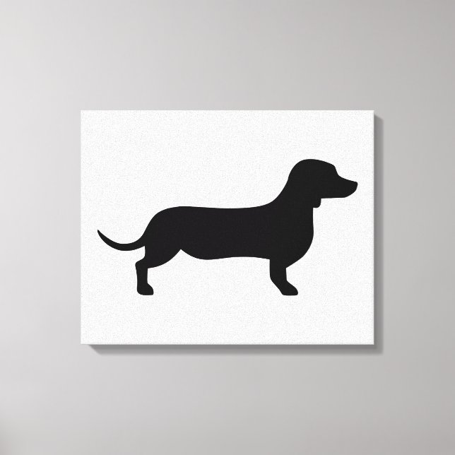 Dachshund Canvas Print (Front)