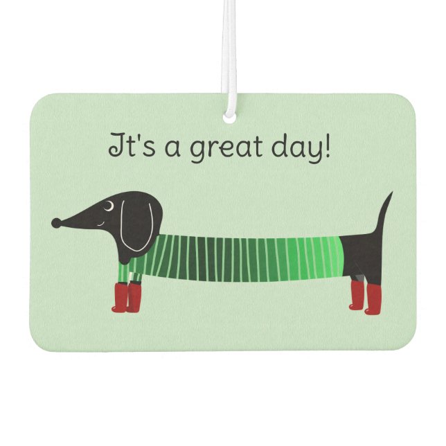 Dachshund Car  Car Air Freshener (Front)