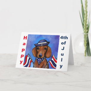 Dachshund card