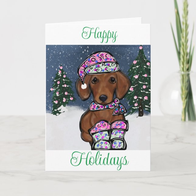 Dachshund   card (Front)