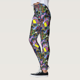  Dachshund  Cartoons Leggings