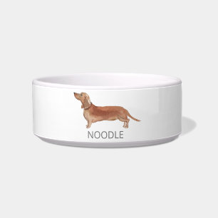 Dachshund Ceramic Pet Bowl