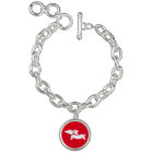 Dachshund Charm Bracelet Classic Chain Links