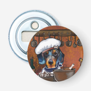 Dachshund Chefs Bottle Opener