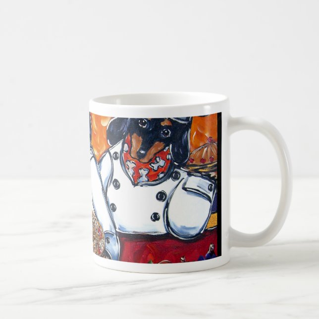 Dachshund Chefs Coffee Mug (Right)