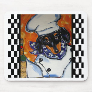 Dachshund Chefs Mouse Mat