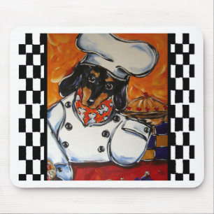Dachshund Chefs Mouse Mat