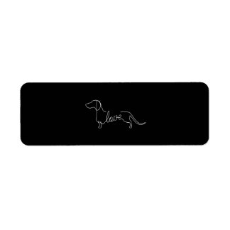 Dachshund Chiweenie Wiener Dog Love Art Sketch