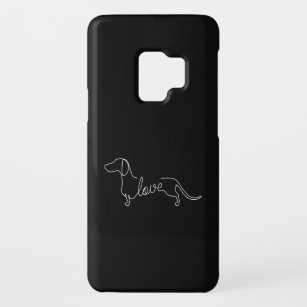 Dachshund Chiweenie Wiener Dog Love Art Sketch Case-Mate Samsung Galaxy S9 Case