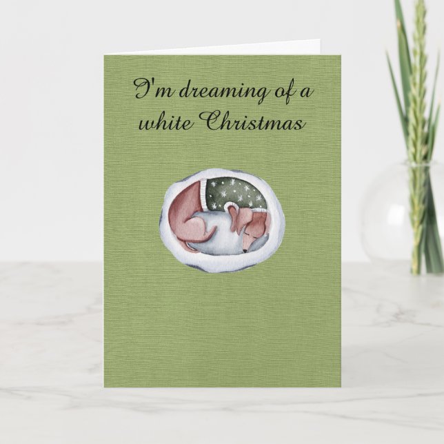 Dachshund Christmas Card (Front)