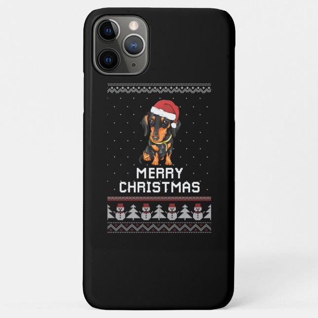 Dachshund Christmas Case-Mate iPhone Case (Back)