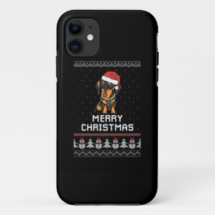 Dachshund Christmas iPhone 11 Case