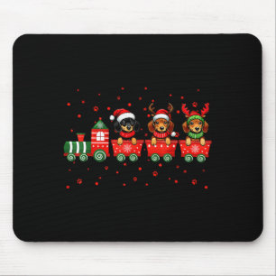 Dachshund Christmas Dog Lights Santa Xmas Pet Dog  Mouse Mat